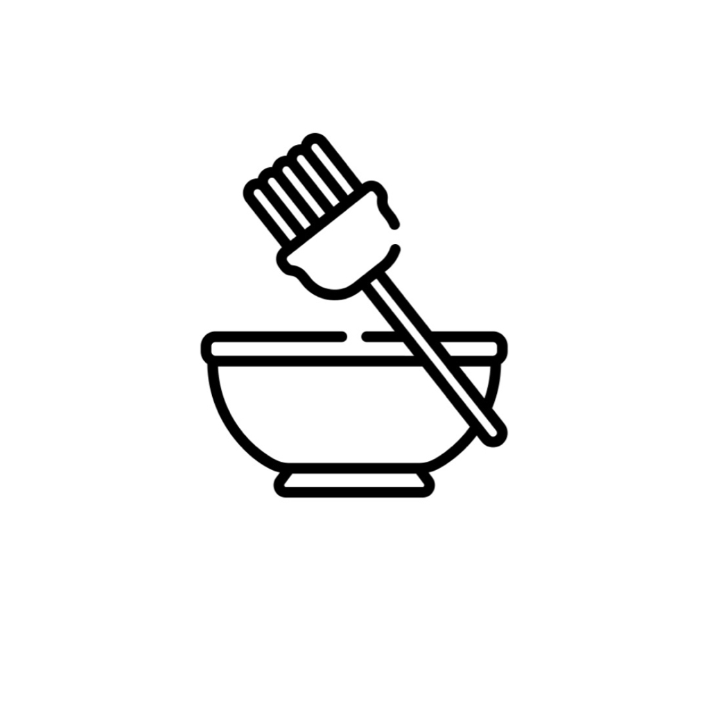 Окрашивание простое в 1 тон