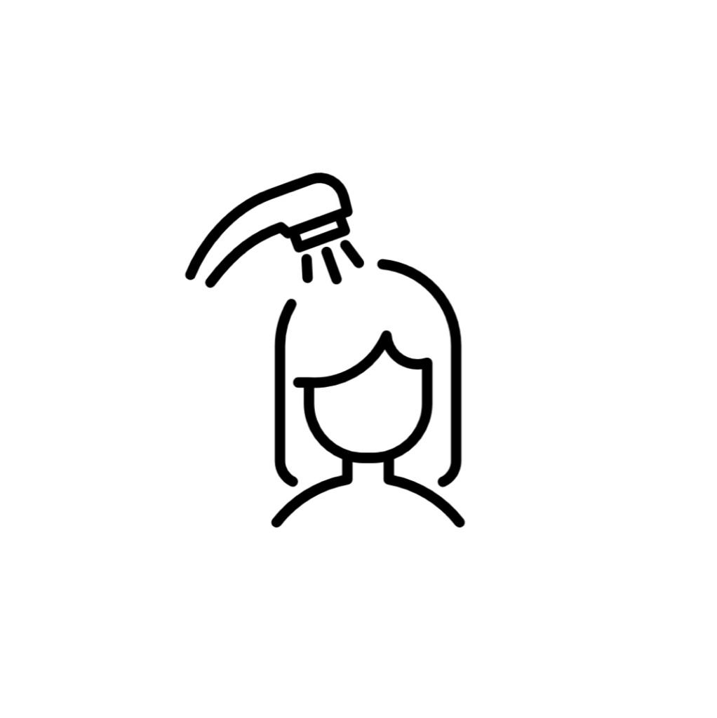 Мытье головы+сушка по форме (без стрижки)