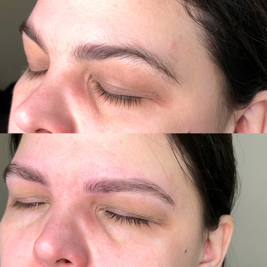 Коррекция бровей