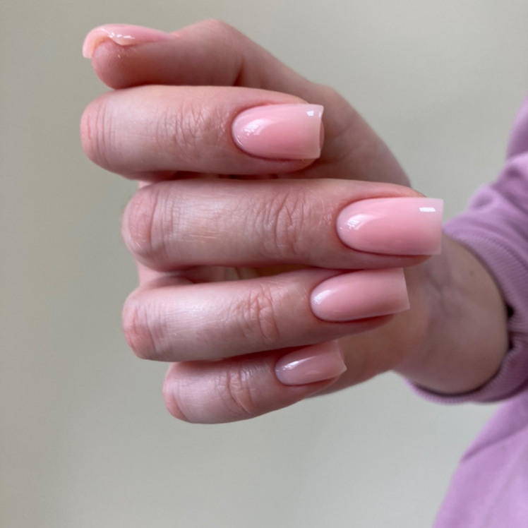 Маникюр+укрепление гелем + гель лак