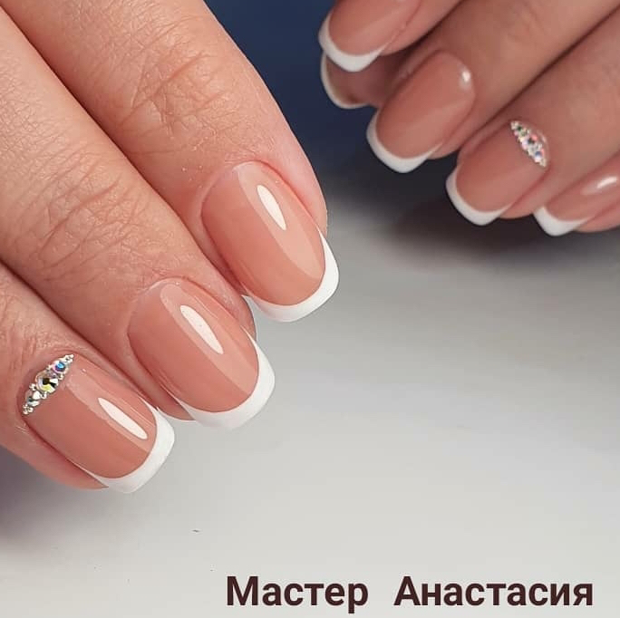 Дизайн французский маникюр