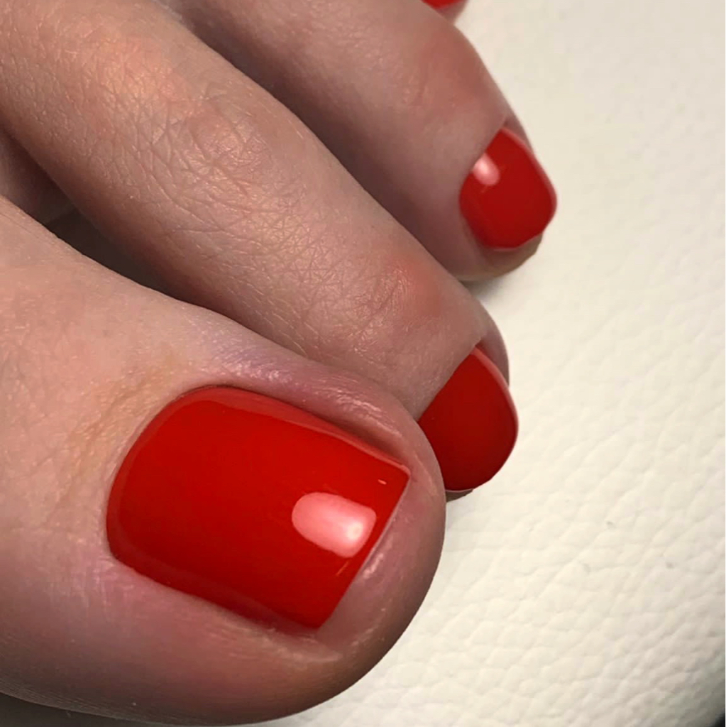 Сombi dry pedicure + gellack