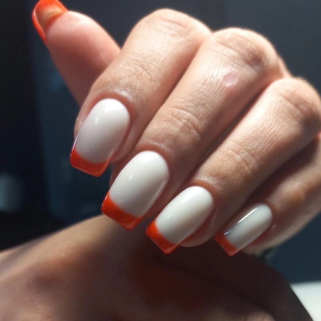 Дизайн френч классический(10 ногтей)