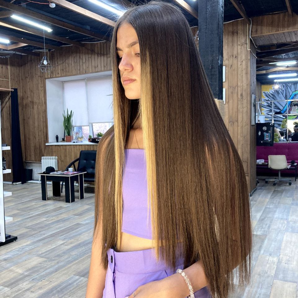 кератиновое выпрямление