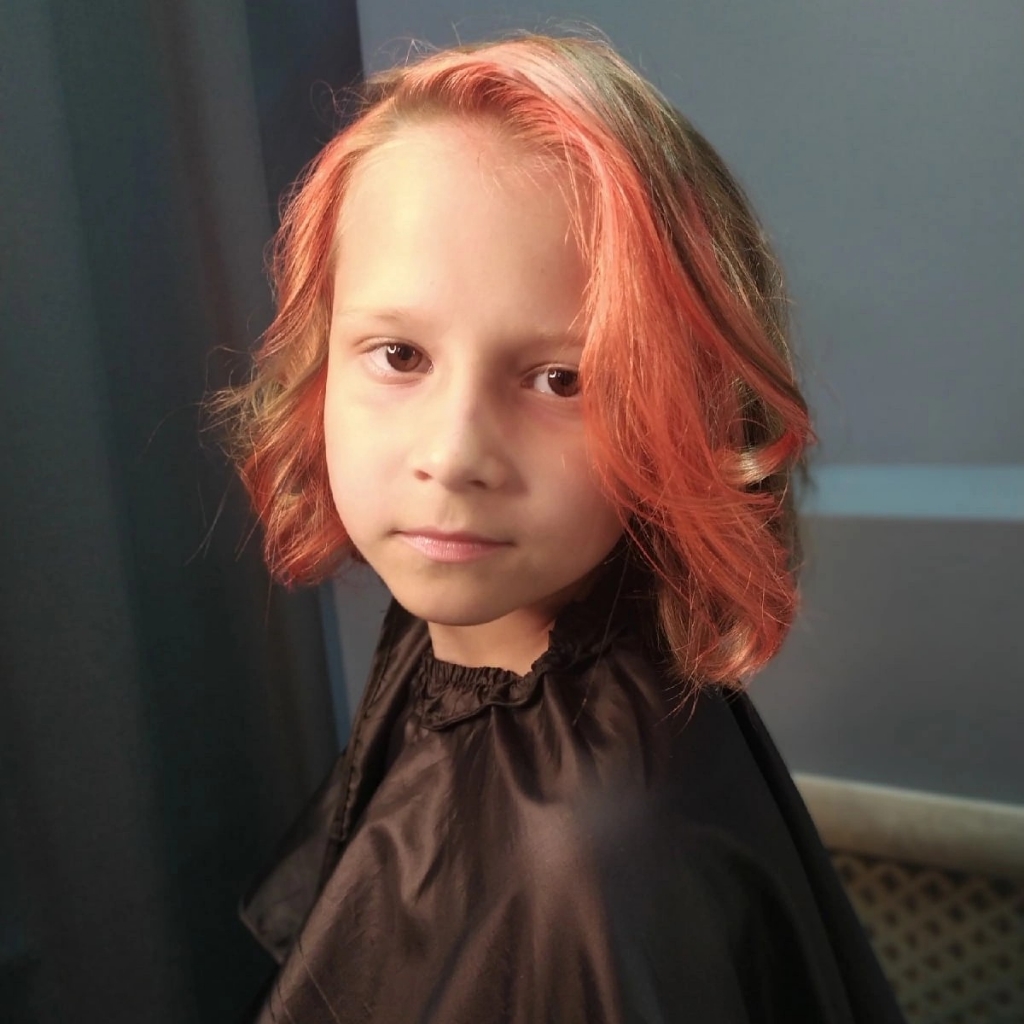 Окрашивание Контуринг ( короткие волосы)