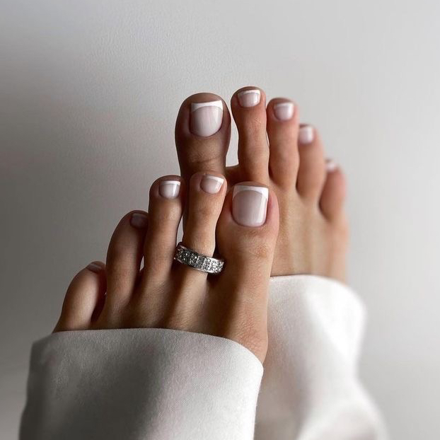 Педикюр только пальчики +френч