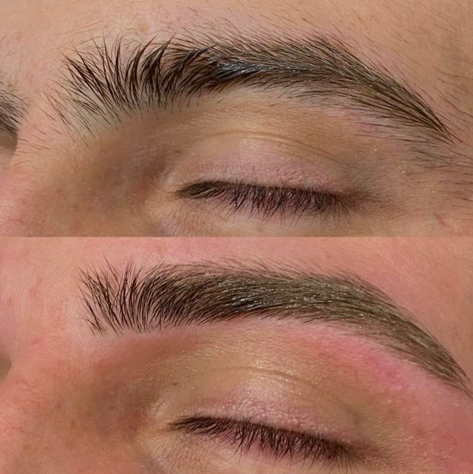 Мужская коррекция бровей