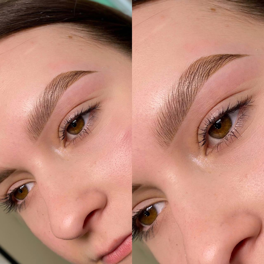 Ламинирование бровей + окрашивание + коррекция