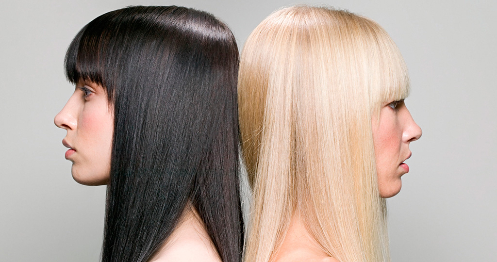 Декапирование цвета волос (волосы средней длины)
