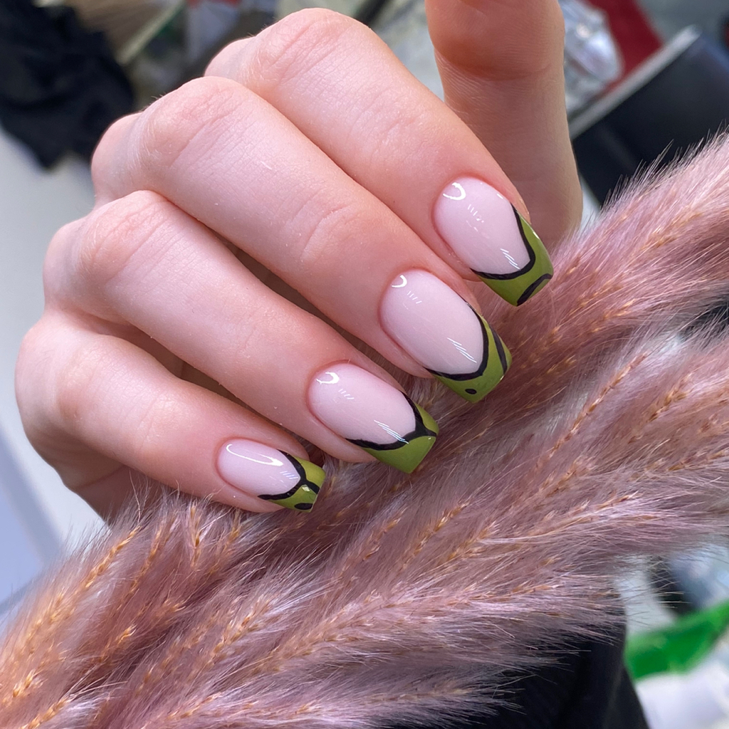 Комбинированный маникюр + покрытие гель-лак