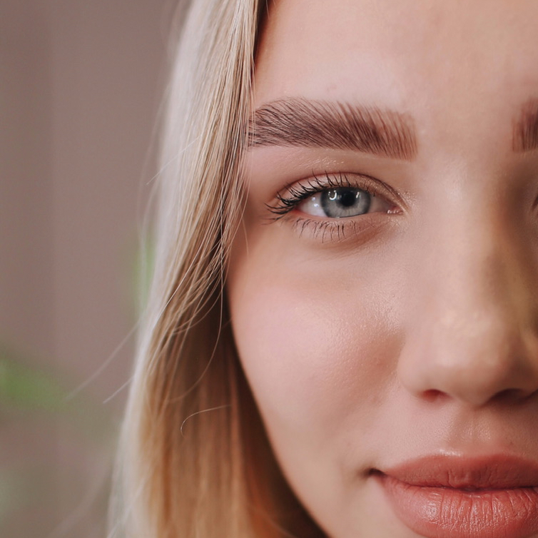 Ламинирование бровей + окрашивание