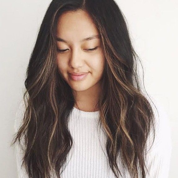 Мини мелирование (пряди)