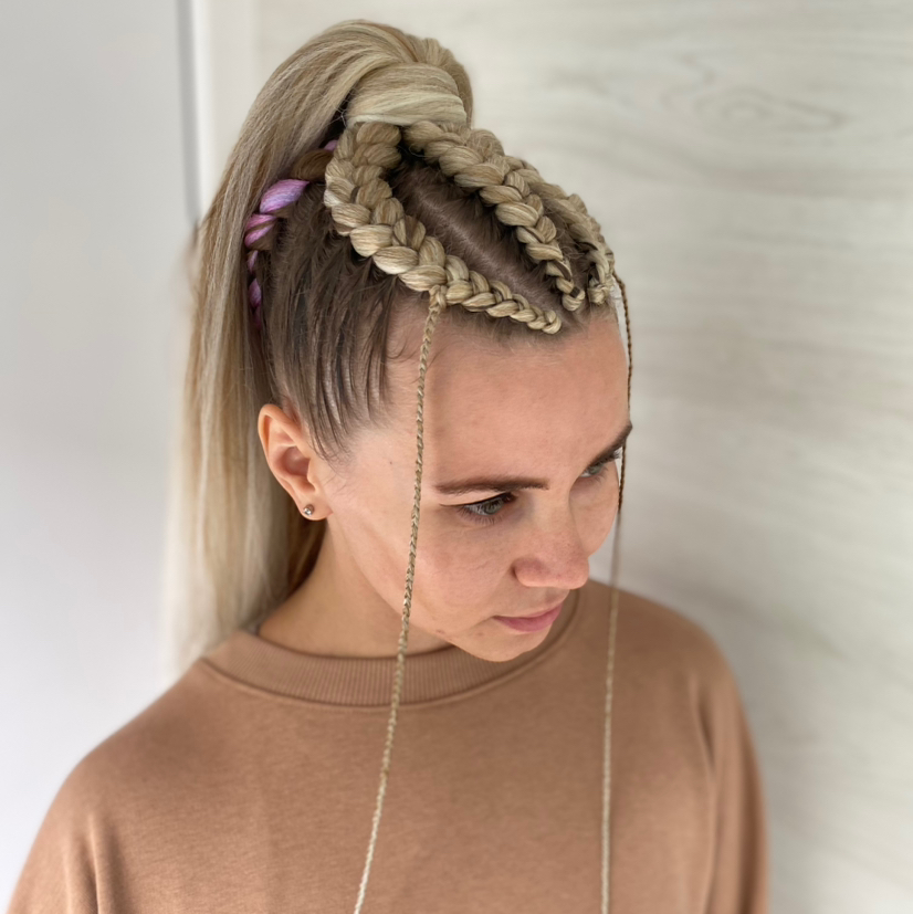 Брейды в хвост