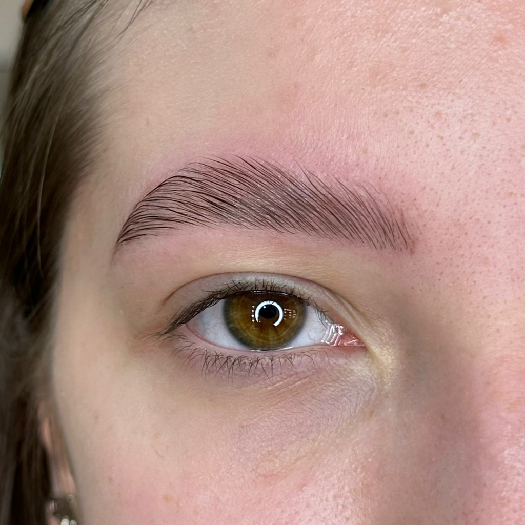 Долговременная укладка бровей без окрашивания