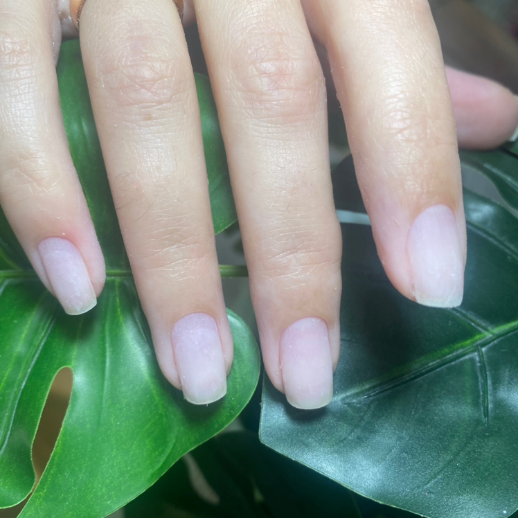 Маникюр без дальнейшего покрытия