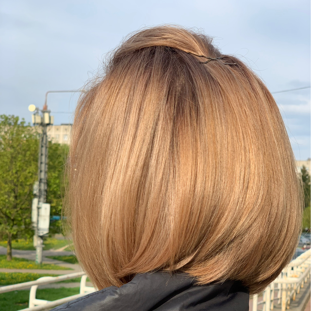 Простое окрашивание (в один тон)