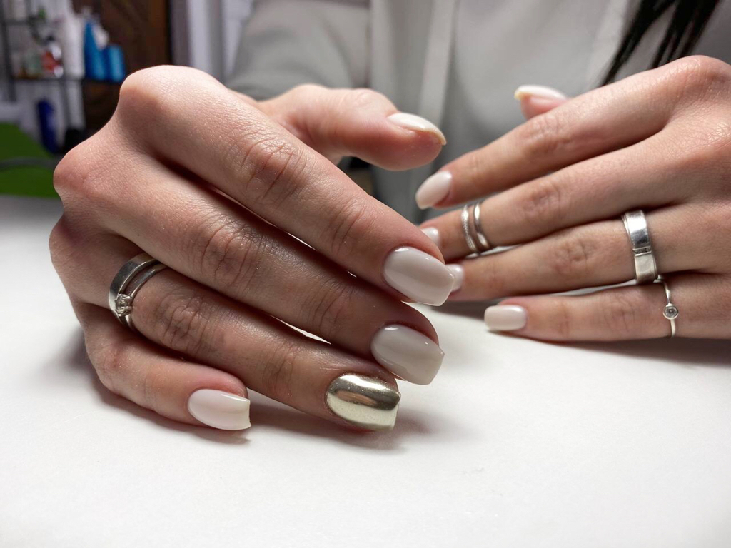 Снятие/маникюр с долговременным покрытием