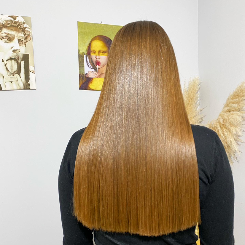 Кератиновое выпрямление