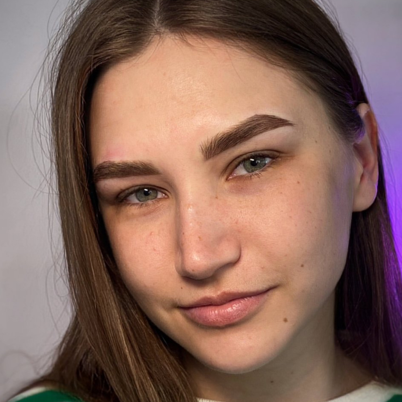 БРОВИ коррекция перманентного макияжа