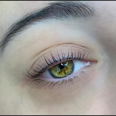 Ламинирование ресниц + окрашивание