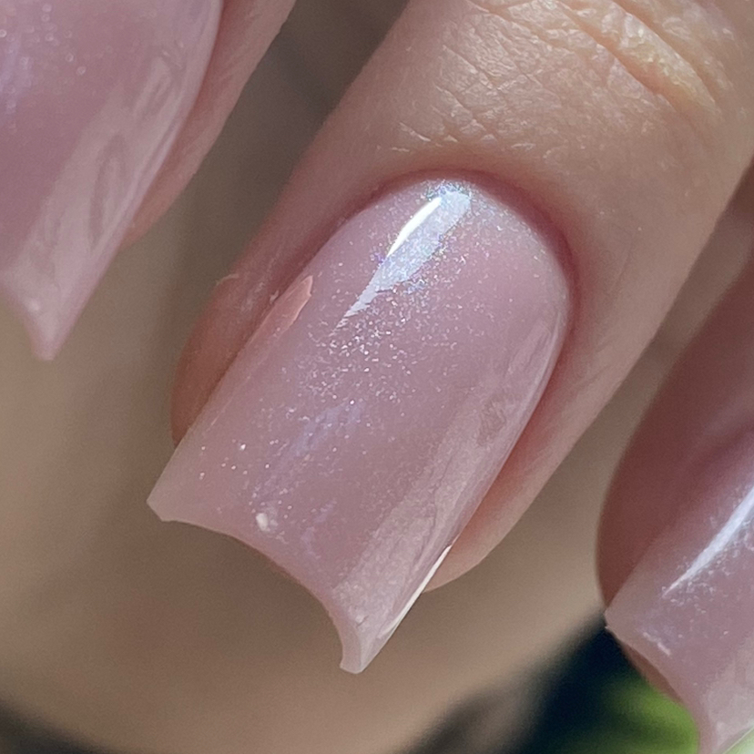 Комби маникюр с длиной до 3мм