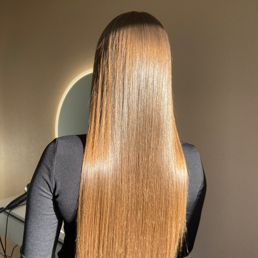 Кератиновое выпрямление