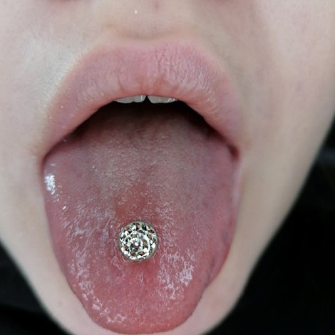 Прокол языка | Tongue