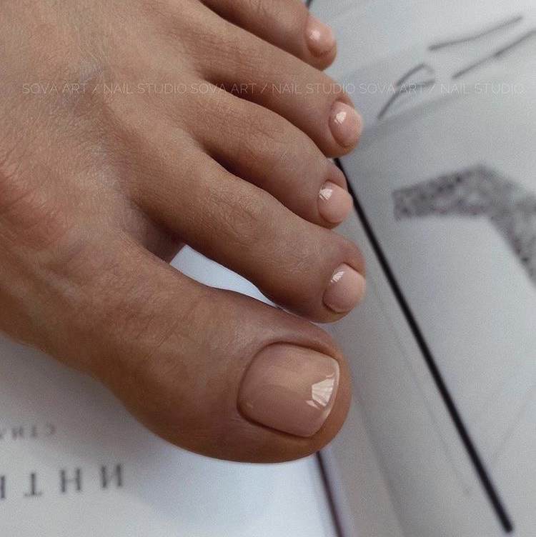 Педикюр без покрытия
