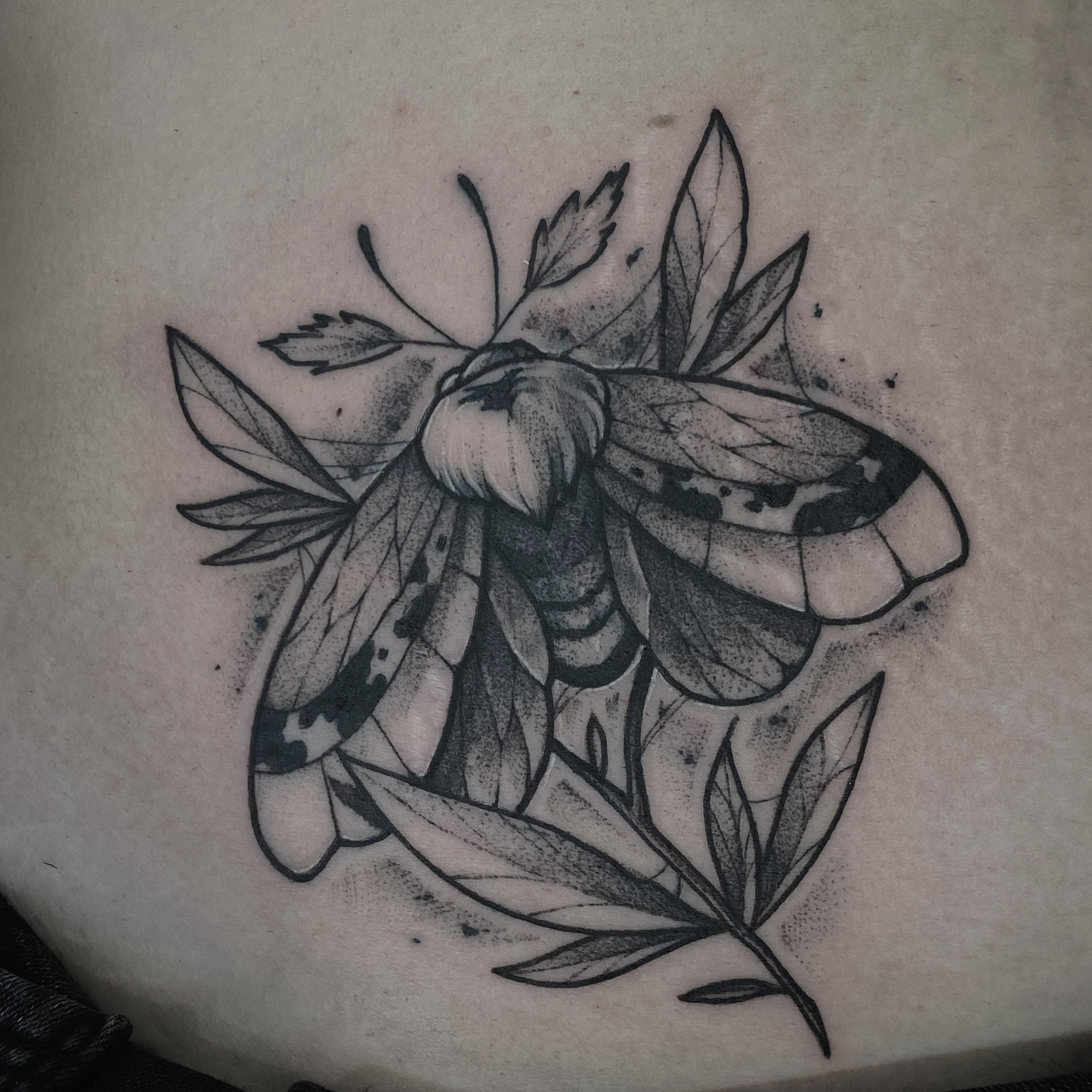 Перекрытие старой татуировки