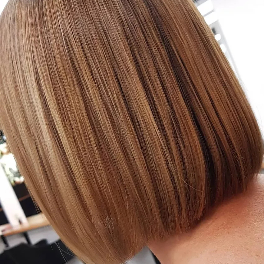 Окрашивание в один тон (короткие)