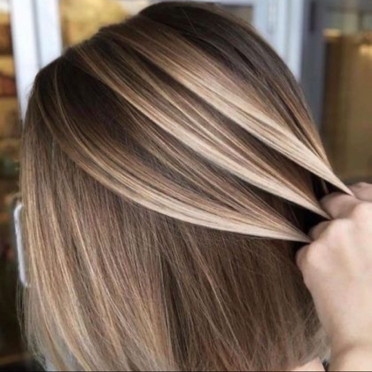 Мелирование (короткие, без тонирования)