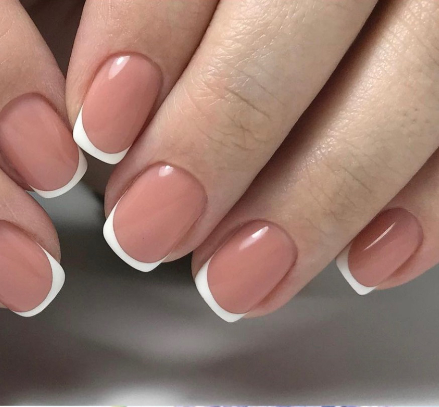 Укрепление ногтей гелем (дизайн/френч)