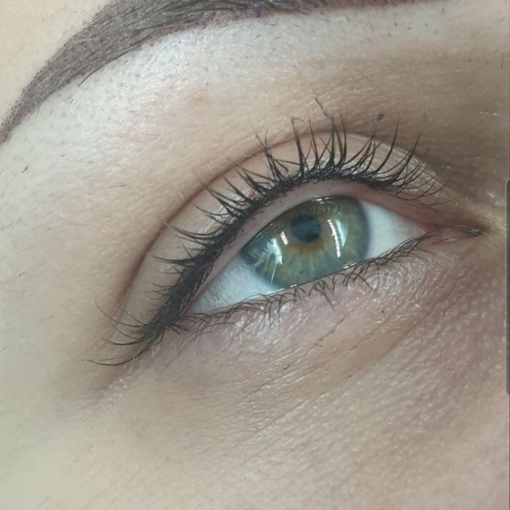 Коррекция перманентного макияжа межресничного пространства