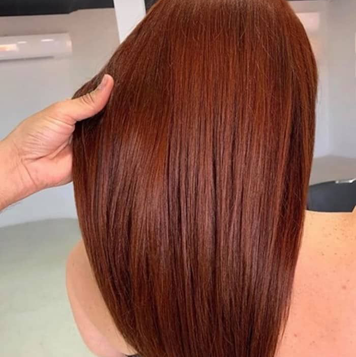 Кератиновое выпрямление волос Средних волос