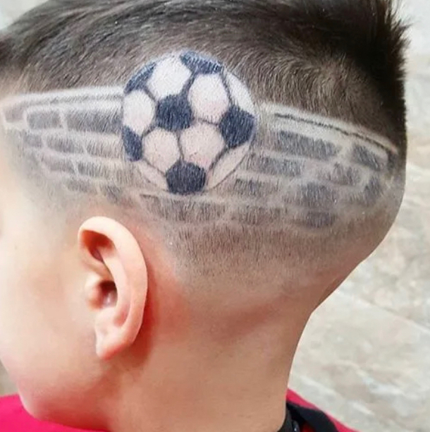 Hair-tattoo + окрашивание краской