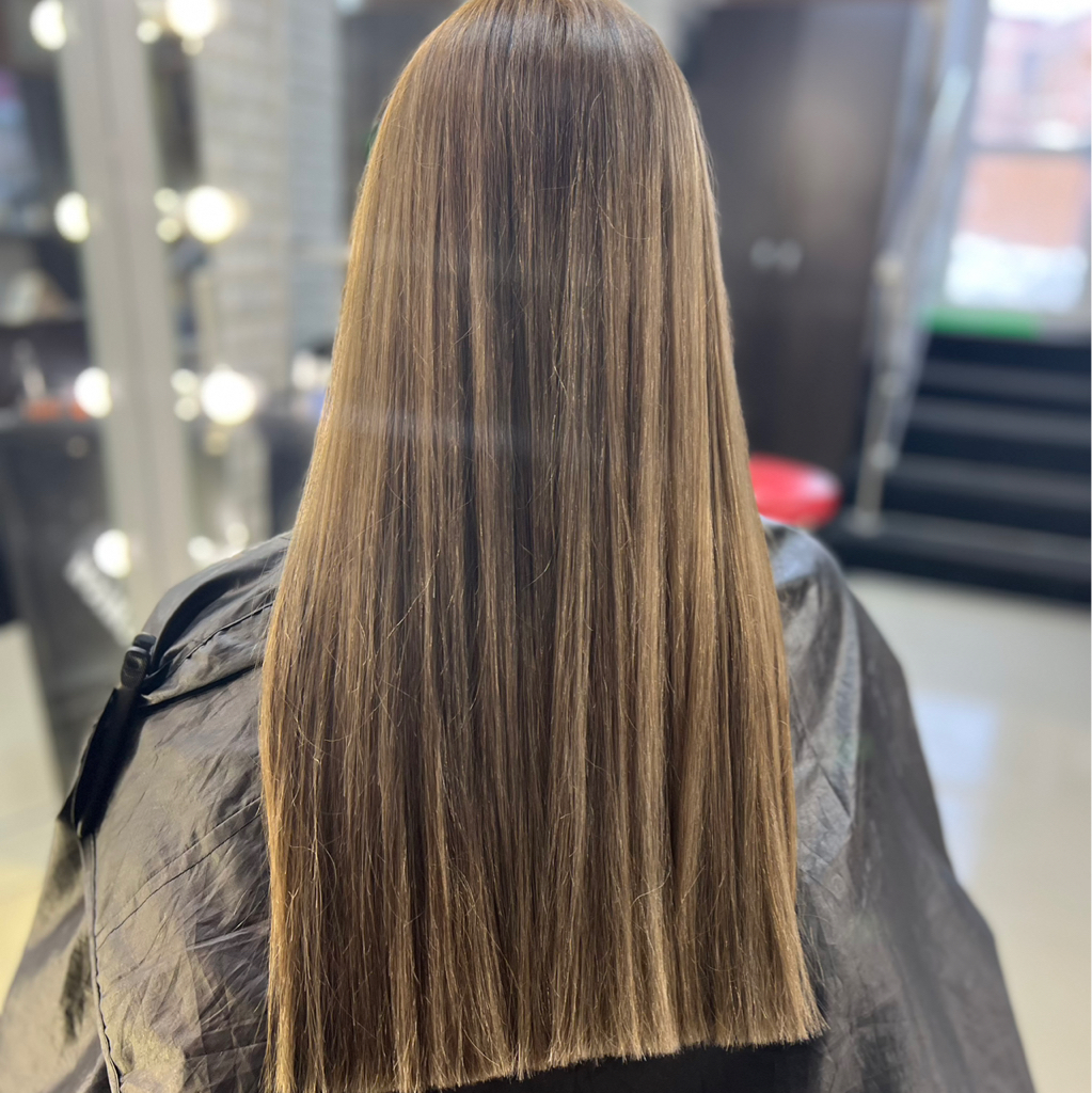 Окрашивание в 1 тон/ тонирование ( длинные)