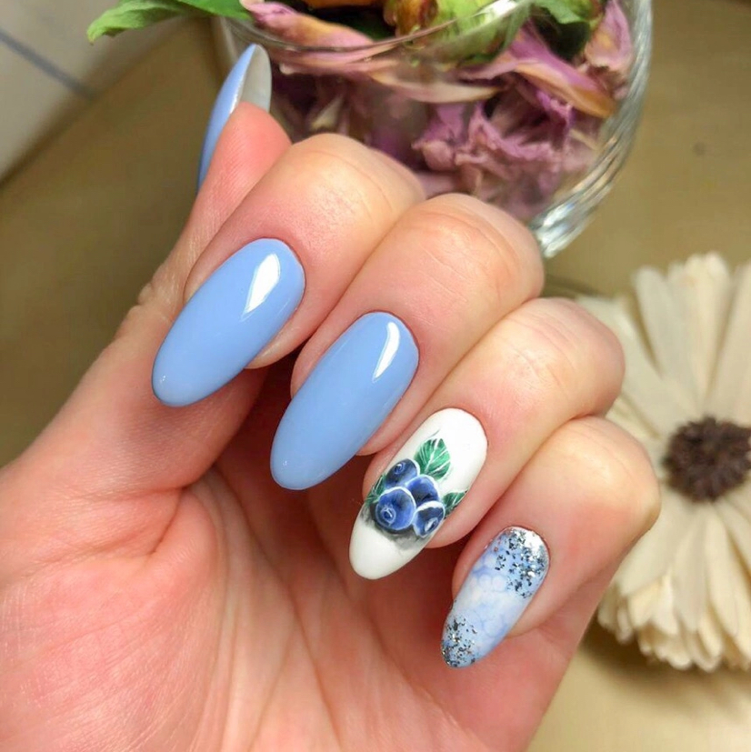 Маникюр + наращивание ногтей гелем