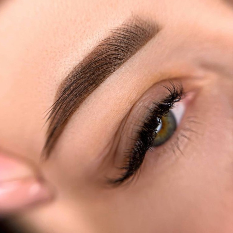 Перманентный макияж бровей (Пудровое напыление бровей)