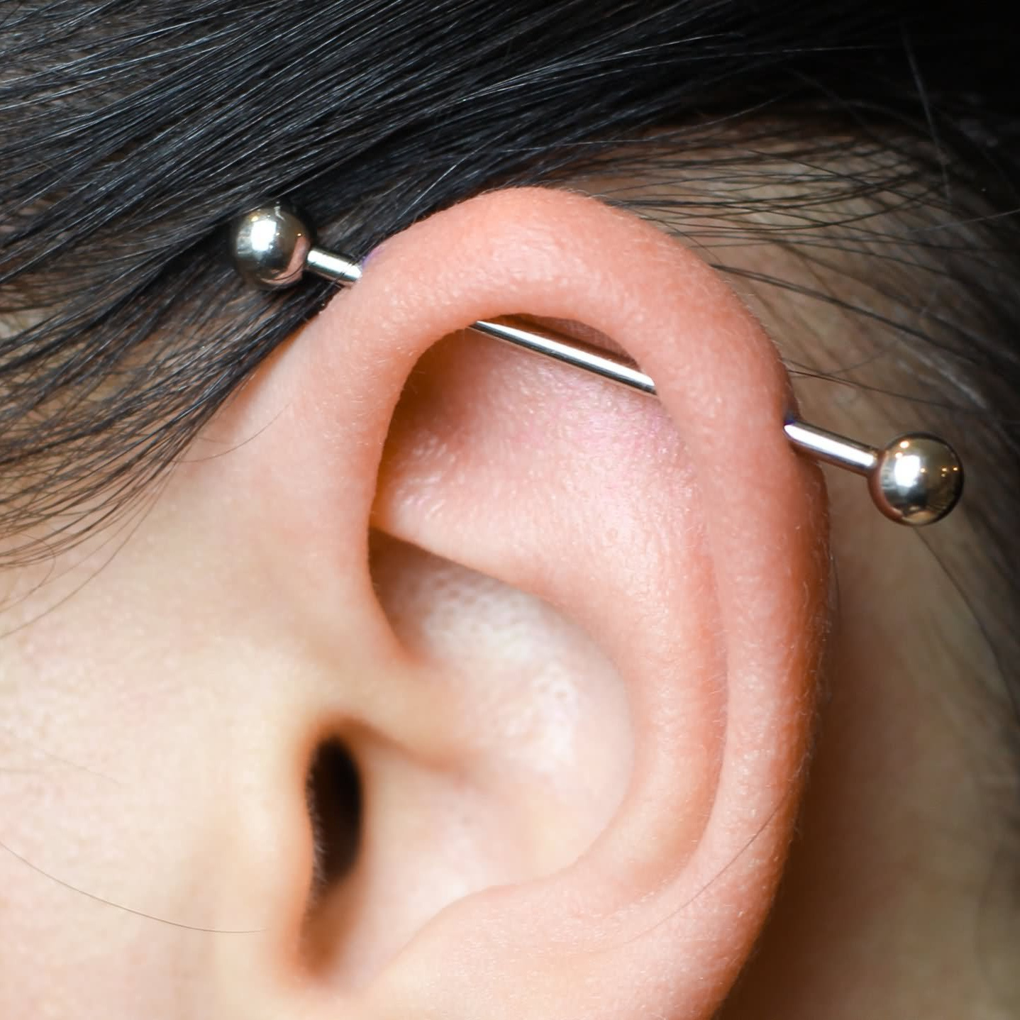 Индастриал (пирсинг уха)