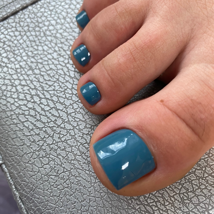 Педикюр с покрытием