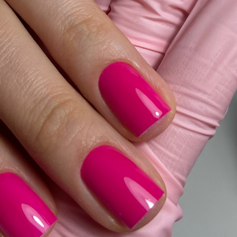 Маникюр покрытие гелем