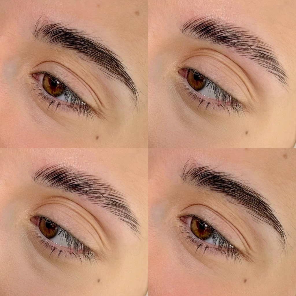 Коррекция, прореживание бровей