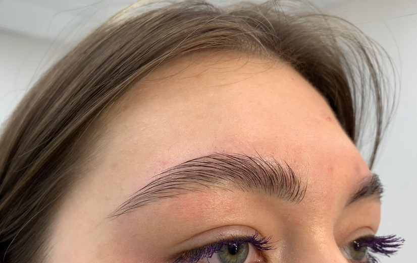 Ламинирование бровей с окрашиванием