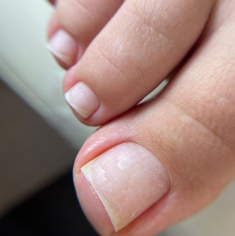 Педикюр без покрытия