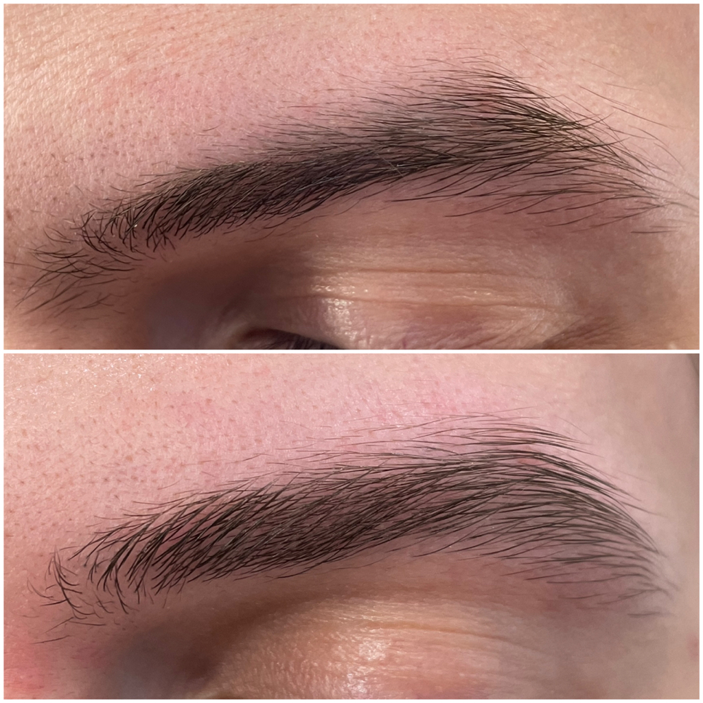 Мужская коррекция бровей