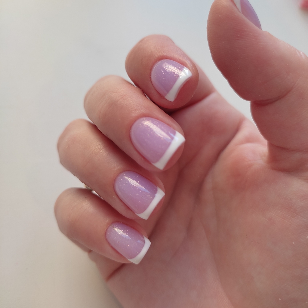 Маникюр френч, втирка