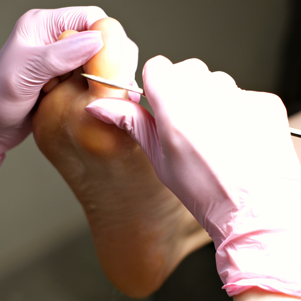 Препаратный педикюр KART (без покрытия), стопы без трещин