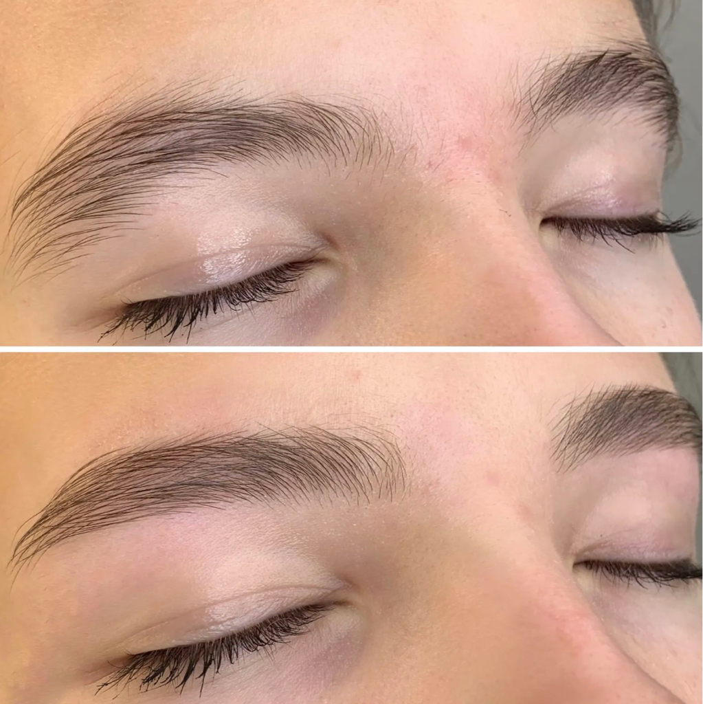 Коррекция бровей (воск/пинцет)