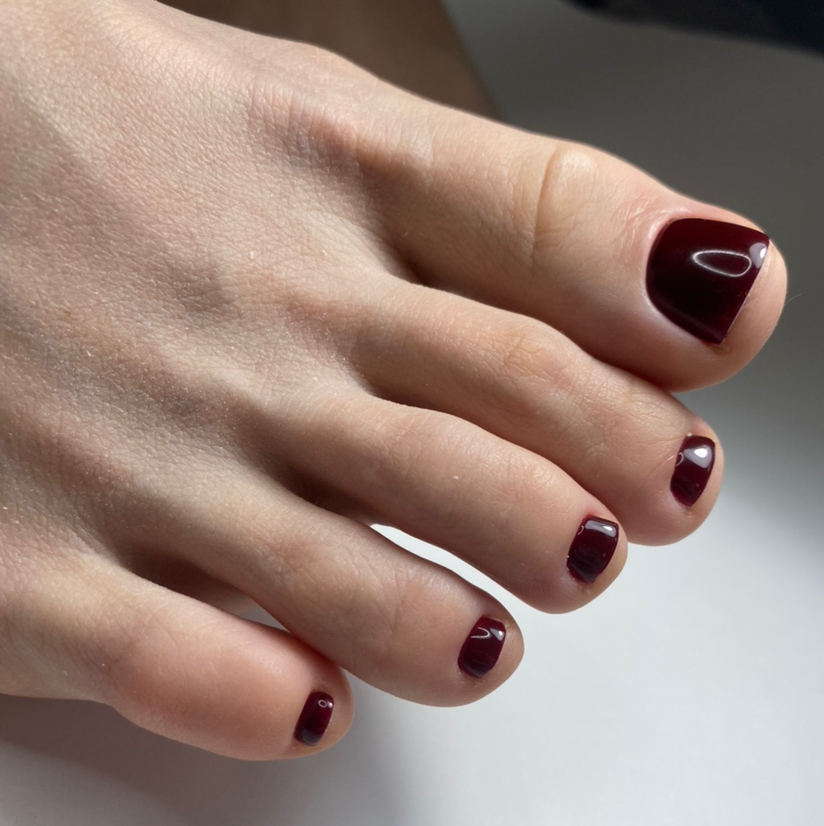 Обработка пальчиков с покрытием гель лак