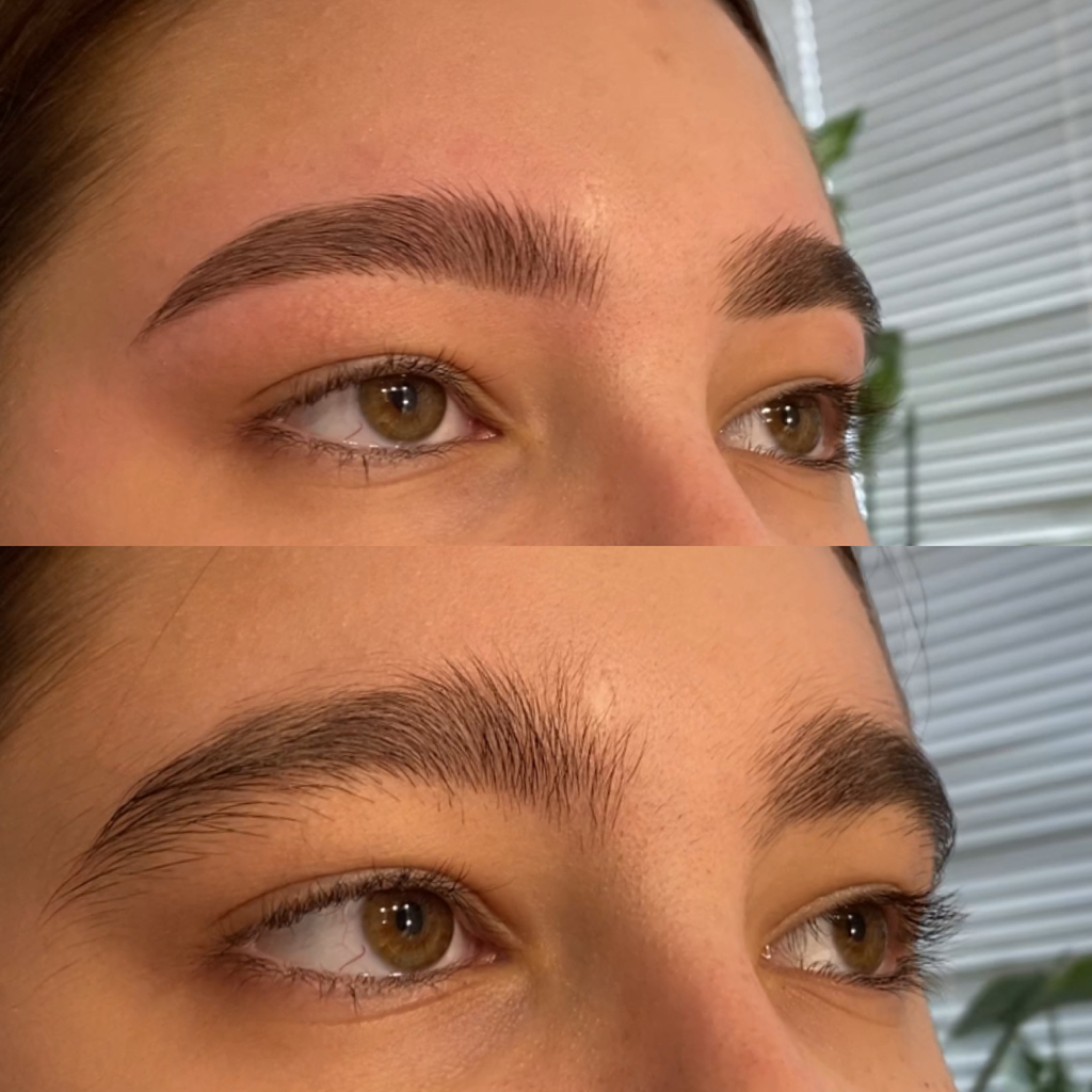 Коррекция бровей